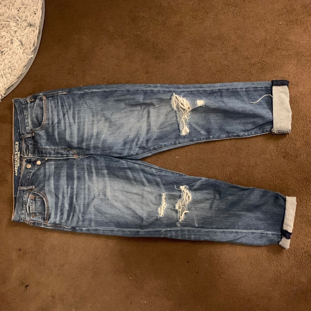 High waisted Boyfriend Jeans
